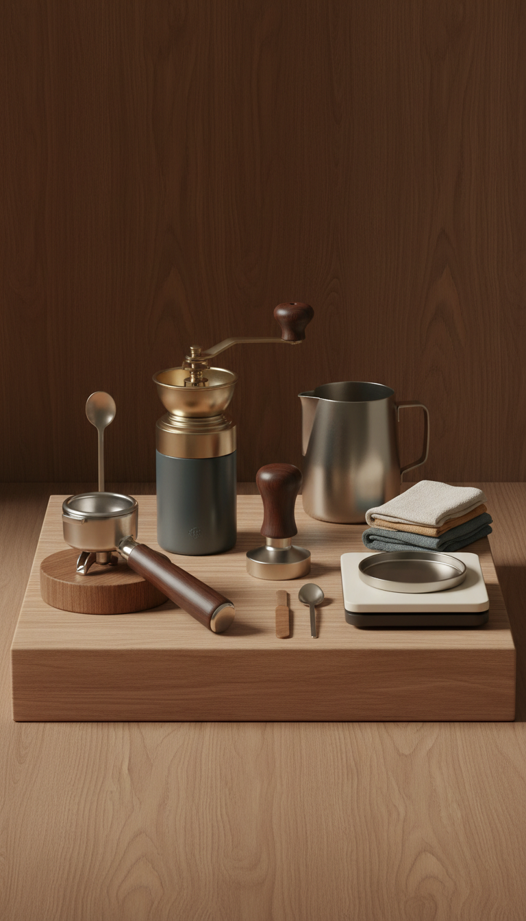 Accesorios y herramientas para baristas