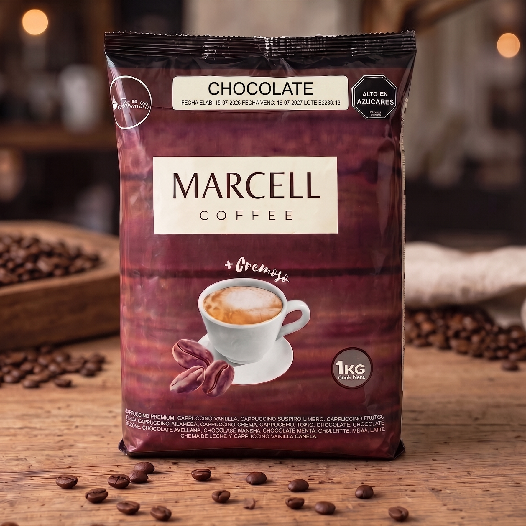 Chocolate Instantáneo para Bebidas Calientes